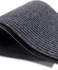 Close-up view of Heavy Duty Rubber Door Mat 3 By 5 Feet For Indoor Outdoor Use Waterproof And Easy Clean Entry Mat Traps Dirt And Moisture Ideal For High Traffic Patios Garages And Commercial Entrances showing textured surface and rubber backing.