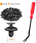 100 Pcs Push Type Retainer Clips For Lexus And Toyota Body Panels And Splash Shields 90467-07201 with remover tool
