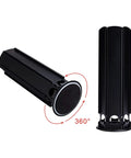 Heavy Duty Metal Pod Holder For Nespresso Vertuo Line, 80 Pod Capacity showing 360 degree rotation feature and vertical stand.