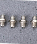 Grease Fitting Kit 45 Piece Metric Zerk Assortment For Easy Lubrication With Straight And 90 Degree Fittings Steel Construction