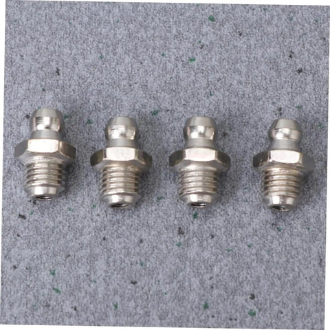 Grease Fitting Kit 45 Piece Metric Zerk Assortment For Easy Lubrication With Straight And 90 Degree Fittings Steel Construction