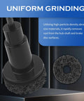 Close-up of Clean Sweep Rust Removal 5 Piece Wheel Hub Cleaning Kit grinding disc, ideal for rust removal from hub shafts.