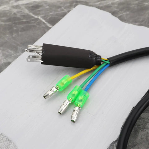 9Pin 12-72V Hub Motor Extension Cable Waterproof Connector With Plug 60cm Length Fits Electric Bicycle Motors Compatible With 250W To 1200W E Bike Motors Weatherproof And Easy Plug And Play Harness