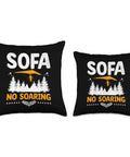 Hang Glider Pilot Throw Pillow For Hang Gliding Fans And Air Sports Crew Cozy Couch Decor No Soaring Theme Cushion with design