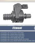 Drive Smooth And Stress Free With Heavy Duty Coolant Water Bypass Control Valve Engineered For Toyota And Lexus Platforms, shown from side view.