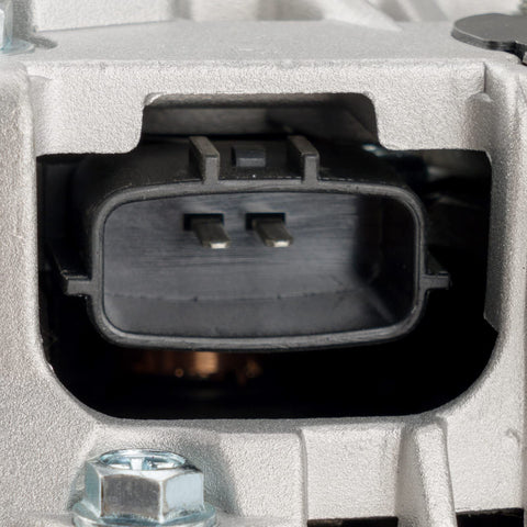 Close-up of connection port on Alternator Replacement For 2003 2007 Nissan Murano And 1995 2000 Infiniti Maxima 2002 2004 Infiniti I35 1998 2000 Infiniti I30 12V 110Amp 6 Groove Pulley CW Rotation New OE Style Generator