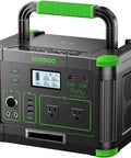 500W Portable Power Station With 519.48Wh Battery For Camping And RVs Ten Port USB And AC Outputs Pure Sine Wave Solar Generator
