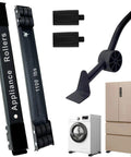 Top Rated Heavy Duty Appliance Dollies And Furniture Movers With Free Lifter Tool Adjustable Expandable Base and solid wheels for appliances.