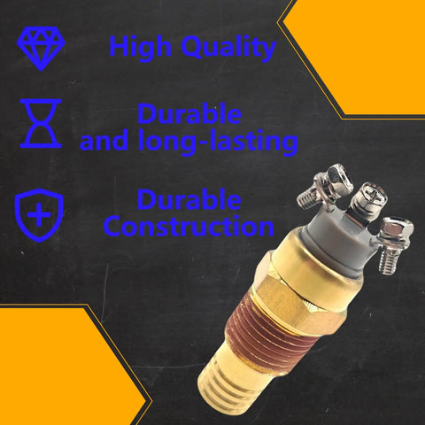195 Degree Fahrenheit Temperature Switch For Trucks Trailers And Buses Half Inch NPT No NC Fan Clutch Control Sensor Replaces OEM 8037050P And NAV 1685132C92 Easy Install Heavy Duty Rig Ready brass temperature switch with threaded terminals