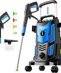 Electric Pressure Washer 2.2 GPM With 360 Degree Spinner Wheel, 4 Nozzles And Soap Bottle For Car Patio Driveway Home Cleaning