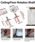 Heavy Duty Bifold Closet Door Hardware Kit Fits 48 To 96 Inch Tracks folding door set rotation shaft installation steps
