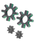 Heavy Duty Steering Wheel Repair Kit For Electric Power Steering Motor Shaft Rubber Damper OEM 4525428040 4525328130, two dampers and two gears.