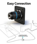 Waterproof Pass Through RJ45 Wall Socket For Starlink Gen3, CAT6 Ethernet Female To Female Aluminum Bulkhead Panel Connector For RV