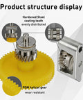 Rock Solid Hardened Steel Extruder Gear Assembly Replacement Drive Gear For 3D Printers structure with yellow helical gear