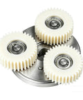 Ebike Motor Clutch Assembly 36T nylon planetary gear set with 88mm clutch, showing gear detail and 15mm inner diameter