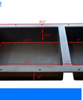 Large Double Shower Niche Recessed Storage Ready To Tile 25In X 17In X 3.75In Dual Shelves Built In Keeps Shampoo Soap And Razors
