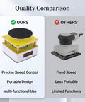 Quality comparison of Heavy Duty Mini Disc Sander Runs Butter Smooth At 10000 Rpm adjustable bench grinder versus other models.