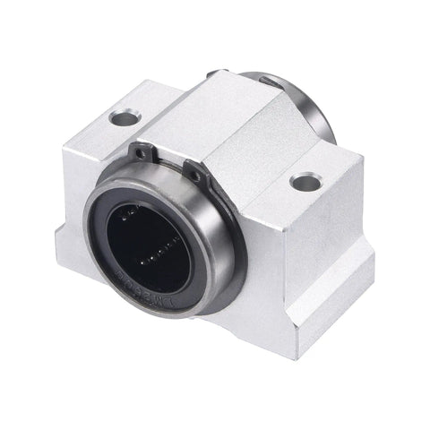 SCV25UU Linear Ball Bearing Slide Block Set, 25mm Bore, Dual Dust Seals, aluminum body, for CNC and smooth quiet motion systems