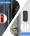 No Drill Adhesive Doorbell Mount For All New Video Doorbell Camera Second Generation Easy To Install Mounting Bracket