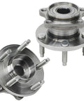 Pair Rear Wheel Bearing And Hub Assembly Fits 2007 Through 2010 Ford Edge And Lincoln Mxk Awd 5 Lug Non Abs Direct Bolt On Replacement showing detailed close-up.