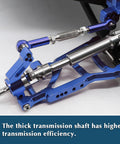 Tough As Nails Stainless Steel Rear CVD Drive Shafts For Traxxas Slash 2WD showing detailed transmission shaft mechanics.
