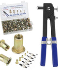 All In One Nutsert Rivet Nut Tool Kit With 500Pcs Metric Nuts M3 M4 M5 M6 M8, Pro Grade Nutsert Tool Set For Auto Repair