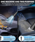 Pro Grade High Pressure Car Cleaning Gun With Dual Nozzles for dust removal and deep cleaning on car exterior and interior surfaces