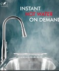 Tankless Electric Water Heater 6 kW at 240V No Tank Hot Water On Tap For Sinks And Kitchens showcasing instant hot water