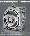 Hands On 3D Wooden Puzzle Engine Kit With 230 Piece Rotary Engine Build For Adults And Enthusiasts, Dope Functional Mechanical Model With Dynamic Motion, Educational STEM Project For Curious Hobbyists, rotary engine cutaway