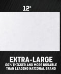 Image showing an 8x12 inch Grimy Scrub Workshop Wipes With Scrubbing Beads For Grease Grime Oil Paint And Caulk.