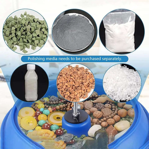 Polishing media varieties for Powerful 120W Bowl Polishing Machine With High Frequency Vibration For Jewelry, Gems And Auto Parts