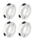 4x1 Inch Shaft Collar Locking Collar Aluminum Alloy Double Split Clamp With Hex Screws For Go Kart Sprocket Hub And Automotive Applications