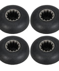 Blender Drive Socket Replacement Kit 4 Pcs Mushroom Head Plastic Gears Quick Install For Smoothies Slushies And Kitchen Blenders Boosting Blending Power And Overall Efficiency. 4 black plastic drive sockets