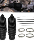 Two Pack Silicone Rack And Pinion Boot Kit For Cars With Dustproof Steering Boots Includes Six Cable Ties And Four Clamps