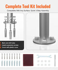 Complete tool kit for Premium Aluminum Dock Boarding Handrail and Swimming Pool Railing with assembly instructions and hardware.