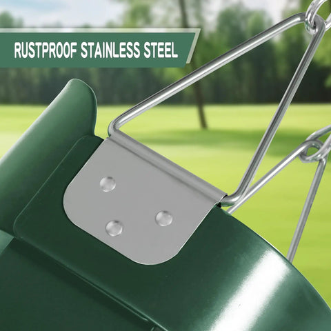 Close-up of Kid Friendly Toddler Swing Seat With Coated Chains And Heavy Duty High Back Bucket showing rustproof stainless steel