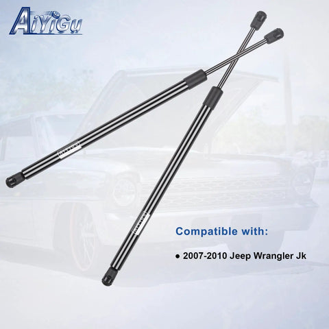 6602 Rear Window Glass Shocks Struts Lift Supports Gas Springs For 2007 To 2010 Jeep Wrangler JK Replacement SG214054 Pack Of 2