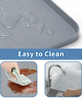 Heavy Duty 27x27 Inch Washing Machine Drain Pan Drip Tray Leak Proof Silicone Non Slip Waterproof Drip Mat Floor Protector
