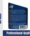 Back label of Penetrating Stone And Grout Sealer For Showers And Bathrooms Protects Marble Granite Travertine And Limestone And Grout From Water Soap Scum And Calcium Keeps Surfaces Looking Slick And Easy To Clean Works On Tile Ceramic Porcelain Grout 1 Quart showing instructions and barcode