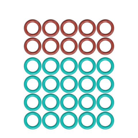 O-rings from Pro Grade TIG Welding Torch Repair Kit With Gas Lens Alumina Nozzles Glass Cups And Collet Set For WP 17 18 26 Torches