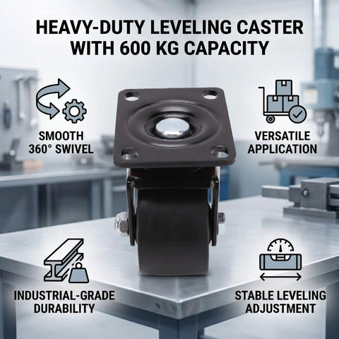 3 Inch Leveling Plate Caster Wheels With Adjustable Feet For Heavy Duty Workshop Gear Smoother Than Butter Swivel Action Dead Nuts Secure At 1322 Lbs Solid Rust Resistant Steel