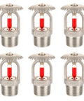 Straight Up Rock Solid 304 Stainless Steel Fire Sprinkler Heads 6 Pack Upright 155 Fahrenheit Bulb displayed in a grid layout.