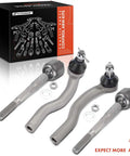 Front Inner And Outer Tie Rod End Kit For Acura MDX 2007 2013 with 4 steering linkage parts and hardware
