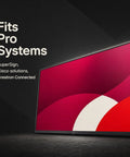 Killer 43 Inch UHD Display Panel Hits Hard With Solid HDMI And Ethernet Connectivity Boasting Rs232C Support, sleek black design.
