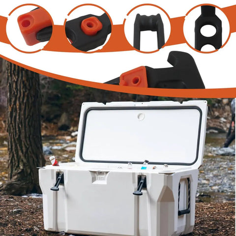 T Handle Rubber Draw Latches For Toolbox And Cooler Covers Boat Hatch Doors 110 By 46 MM Rugged Lid Latches Pack Of 4