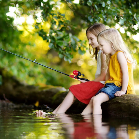 2 year old fishing pole Kid Casters Dora Youth Spincast Combo friendly features Two Pack Kid Friendly Fishing