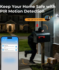 2K Home Security Cameras For Indoor And Outdoor Monitoring With Phone App, capturing motion detection and alerting homeowner