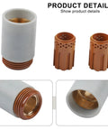 Pro Grade Swirl Ring And Retaining Cap Plasma Cutting Consumables Kit For PMX 1000 1250 1650 RT60 RT80 80A Polymer And Copper Parts