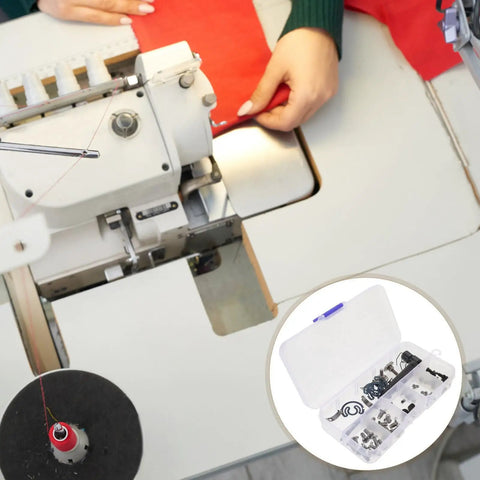 Heavy Duty Pro Grade Bobbin Case Spring And Replacement Needle Plate Screws For Sewing Machines Metal Construction With Easy DIY Installation High Precision Replacement Parts For Home Use And Daily Sewing Maintenance, sewing machine repair