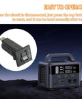 Heavy Duty Thermal Circuit Breaker Fuse For W28XQ1A3 Rapid Swap Overload Protection Switch shown with display unit in use.